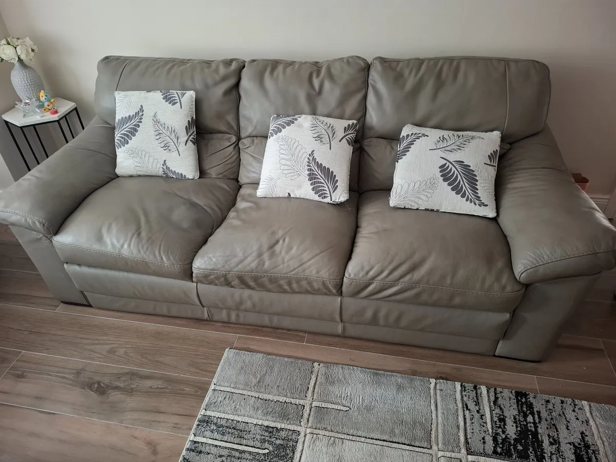Leather sofa - Image 1