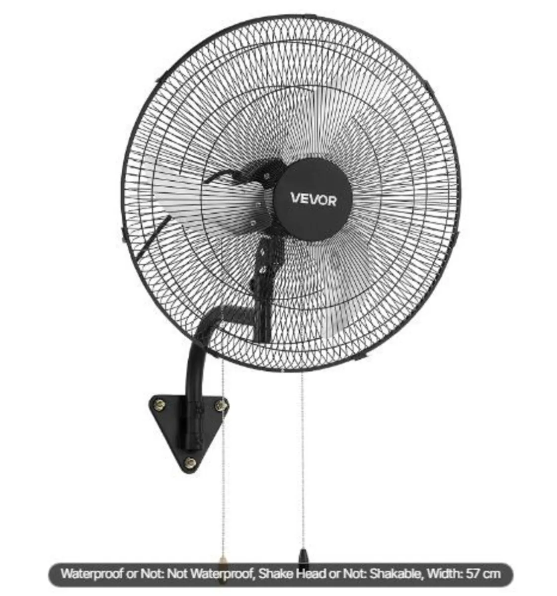 Wall Mount Fan, 500mm Wall Mounted - Image 2