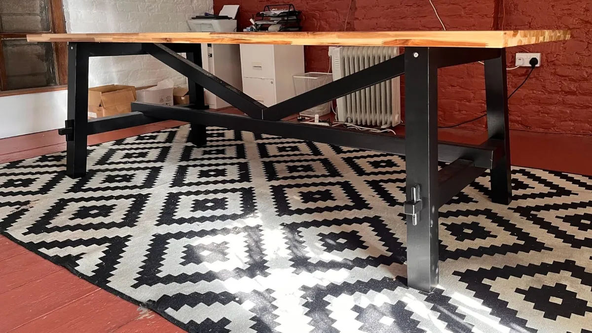 Ikea solid wood dining table - Image 4