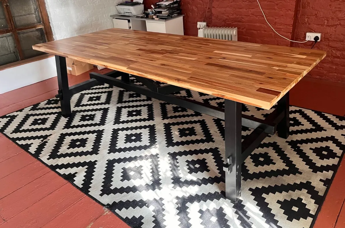 Ikea solid wood dining table - Image 1