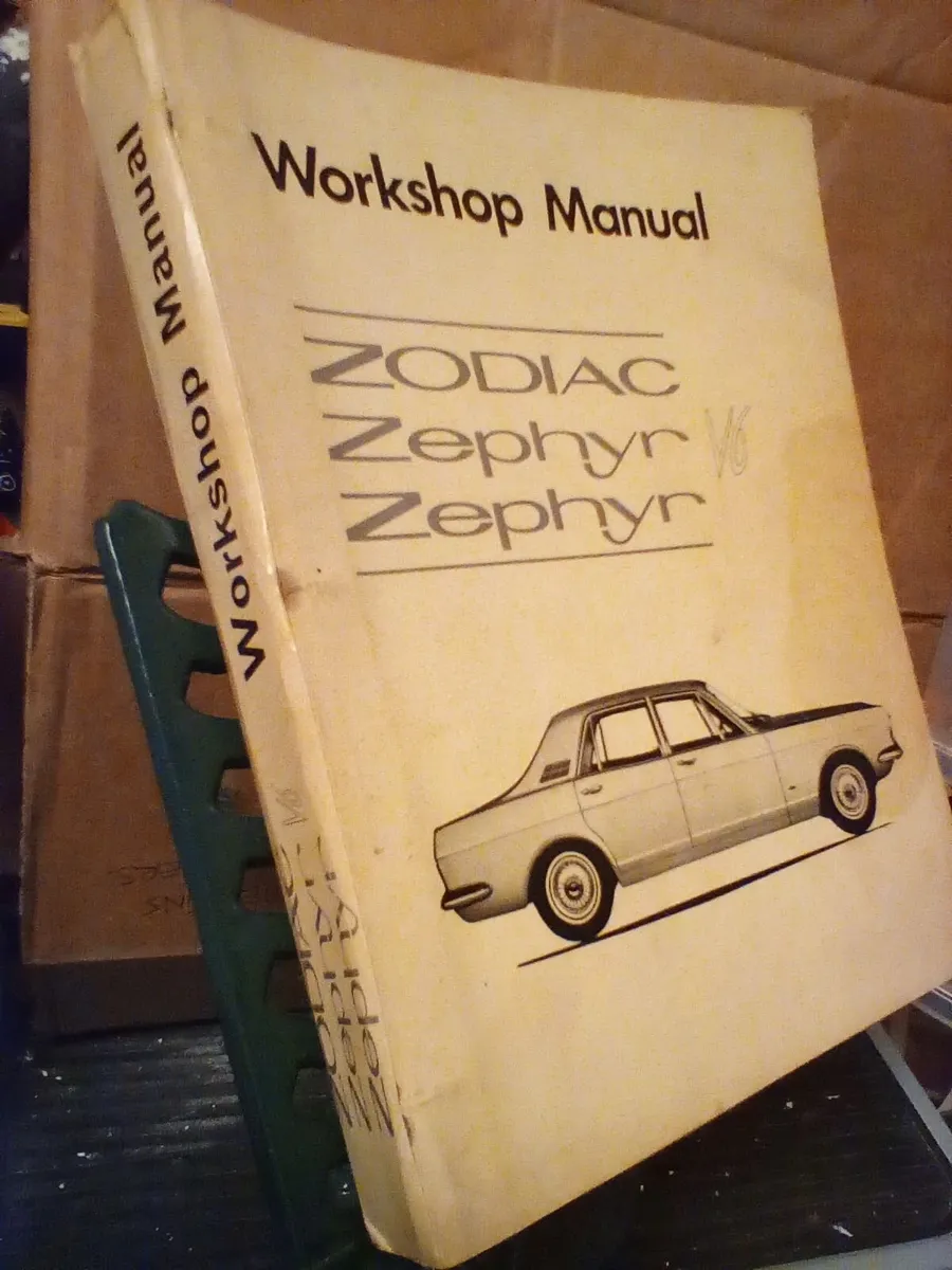 Zepher zodiac workshop manual. - Image 1