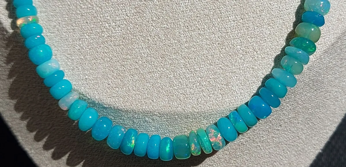 Opal Necklace 11.6 gr 48cm - Image 3