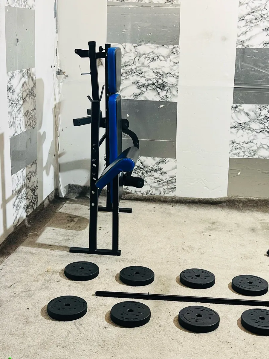 ADJUSTABLE BENCH WEIGHTS BARBELL DUMBBELLS - Image 3