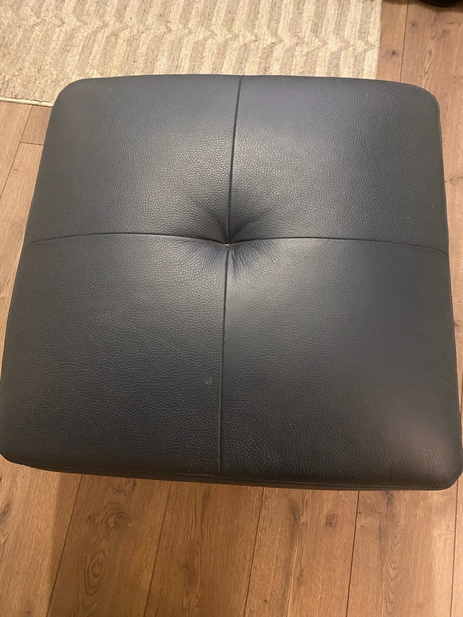Borgo Footstool - Italian Leather - Image 2