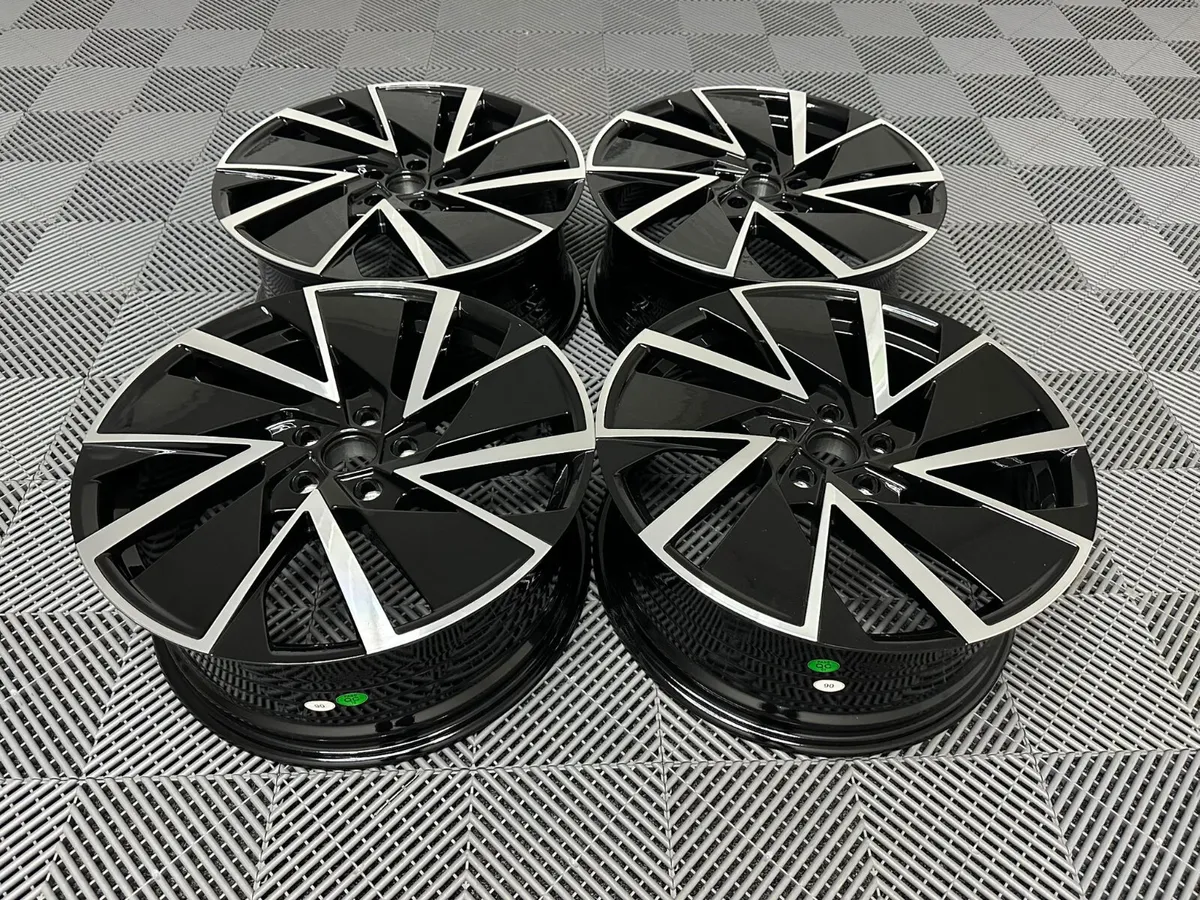 18 19" Skoda Aero Alloys Octavia Superb 5x112 - Image 2
