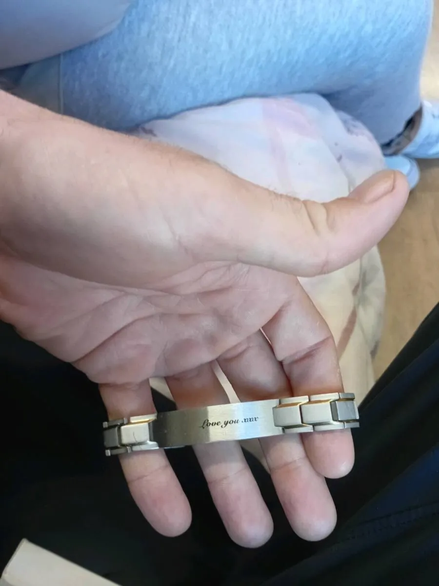 Stainless steel men's bracelet - Image 2