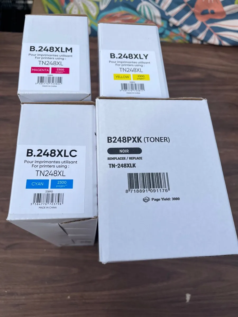 Set of Compatible Brother TN-248 Toners - Image 1