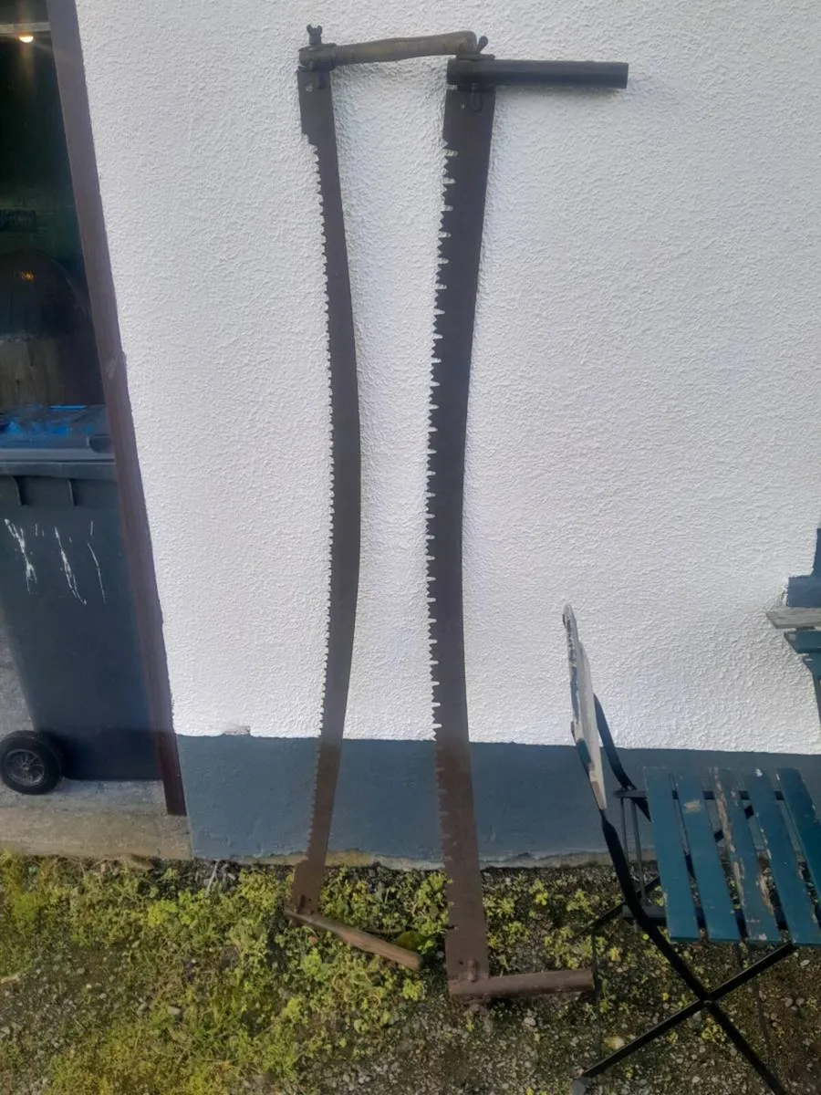 Two vintage Cross cut saws - Image 3