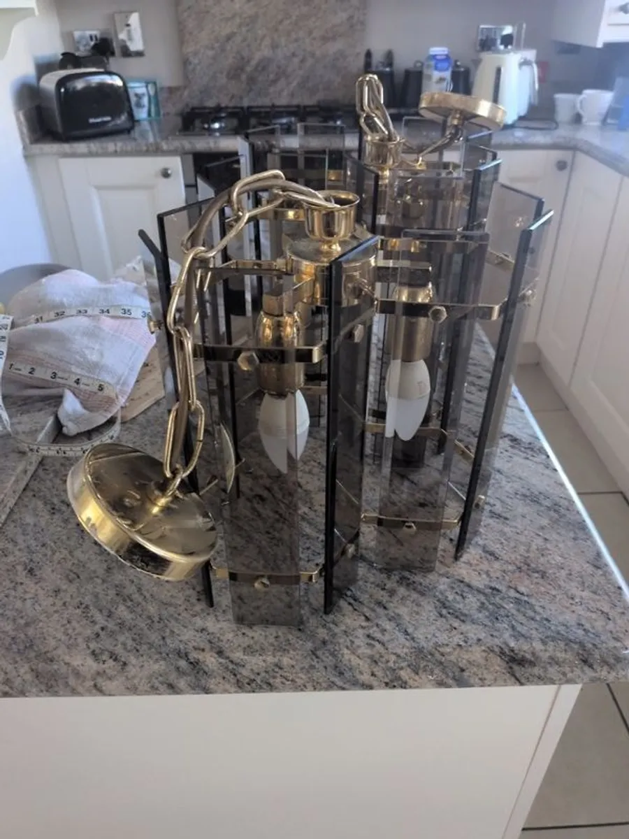 2.   Vintage ceiling lights - Image 3