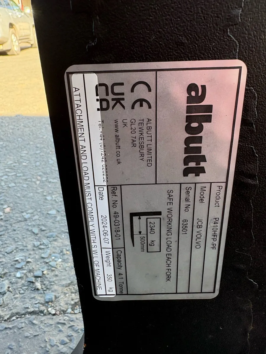 Albutt Hydraulic Pallet Fork Positioners - Image 4