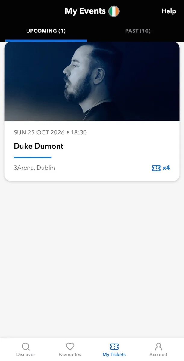 Duke Dumont for sale €75 each
