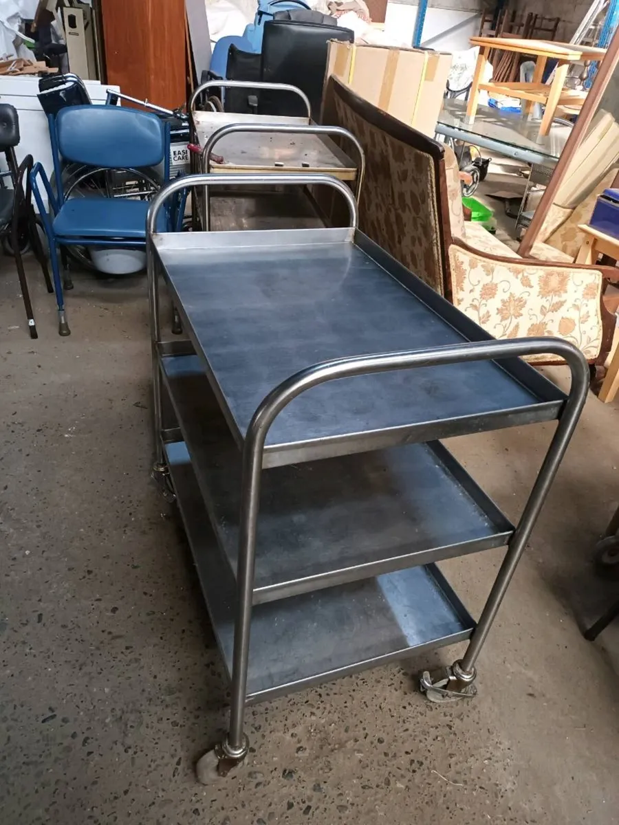Stainless Steel Trolley - Image 2