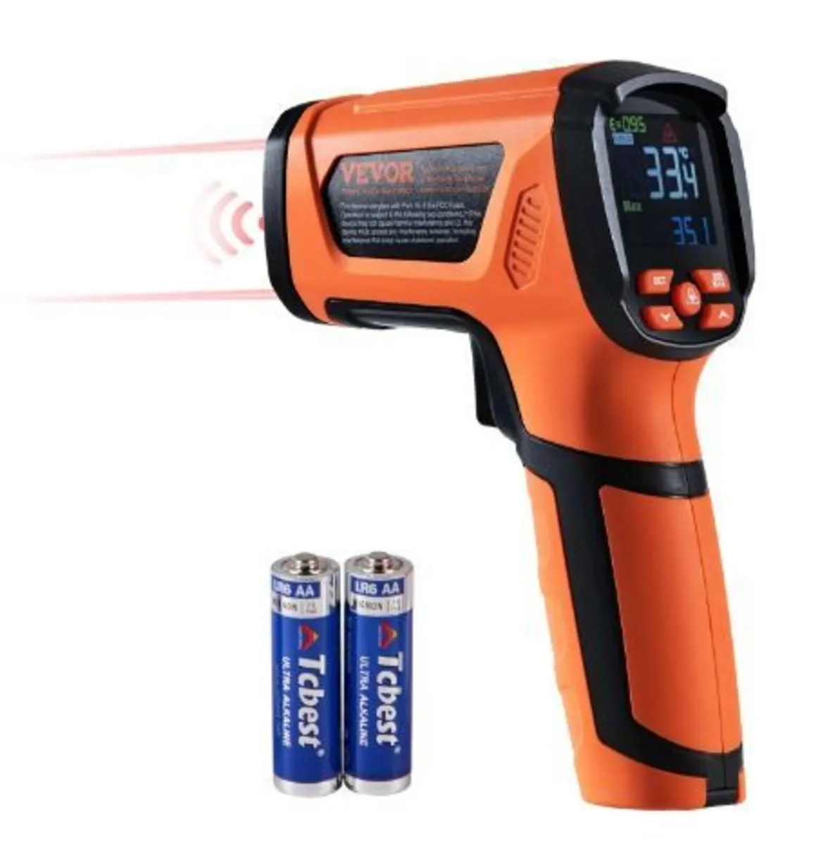Infrared Thermometer, -40~2732°F Dual Laser - Image 1