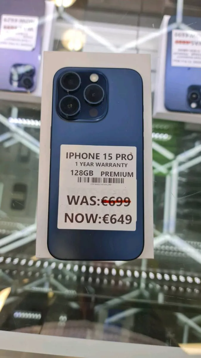 Iphone 15Pro 128GB premium 1YEAR WARRANTY