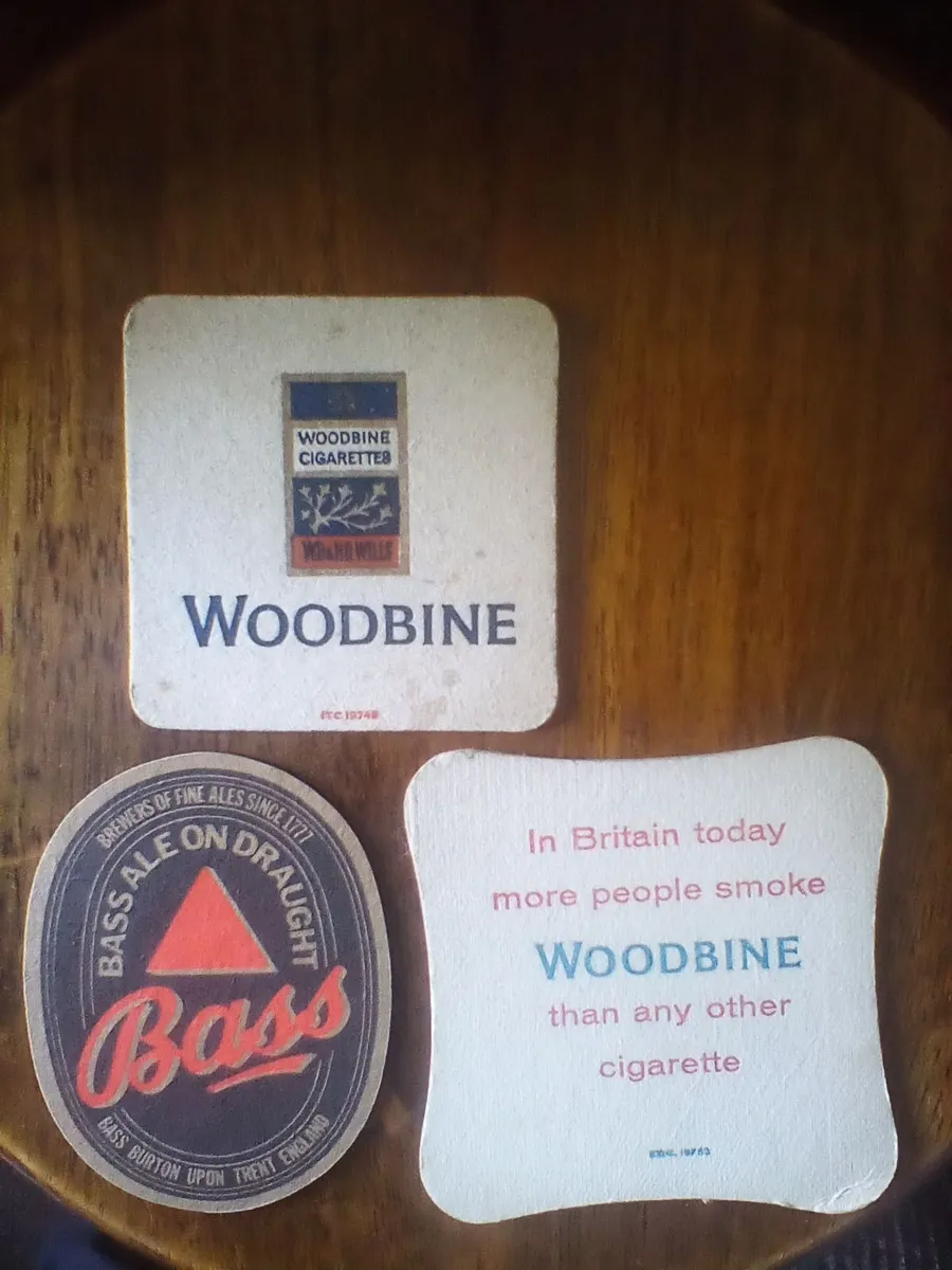 3 vintage beer mats - Image 2