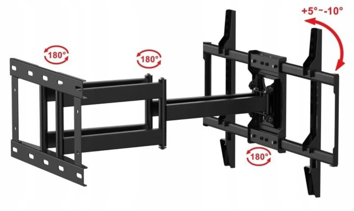 Tv Wall Mount Bracket Swivel Full Motion 32"-65" - Image 3