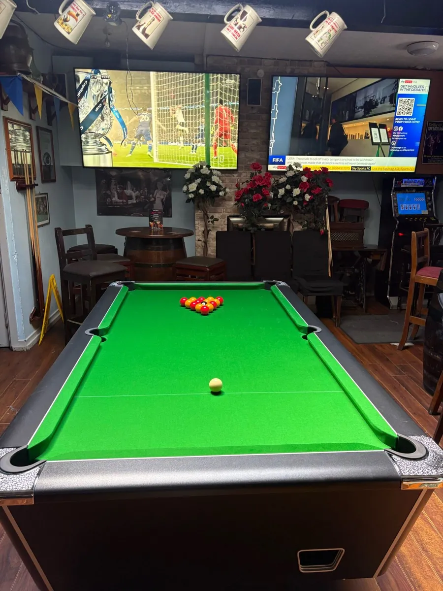 Supreme black pool table - Image 2