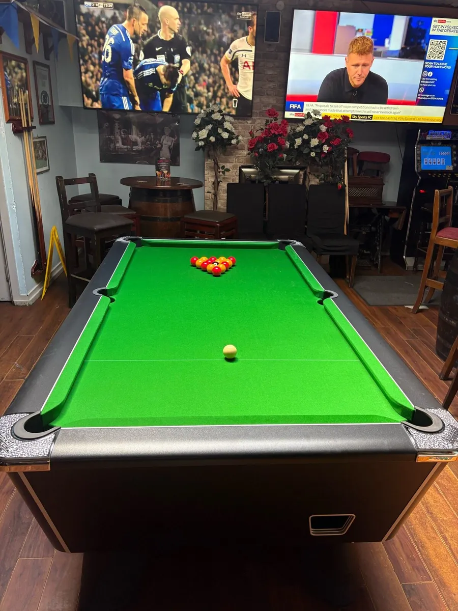 Supreme black pool table - Image 3