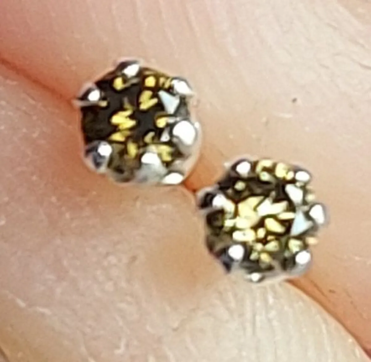 Natural Yellow Diamond 0.12ct GWLAB Certified S925 - Image 2