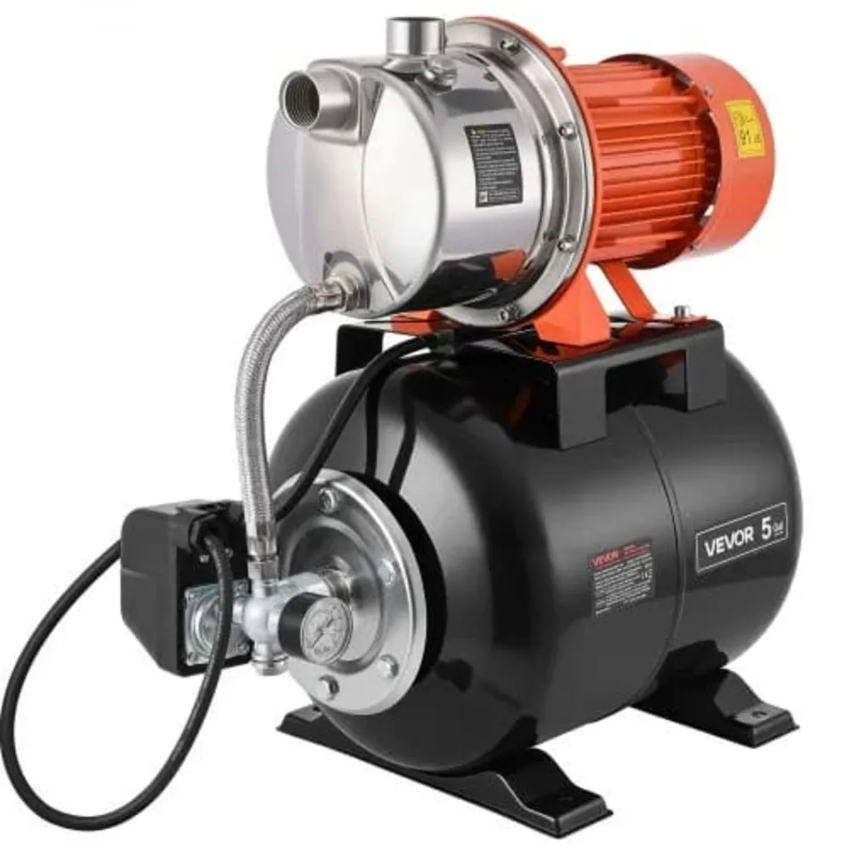 1.6 HP Shallow Well Pump with Pressure Tank, 230V - Image 1