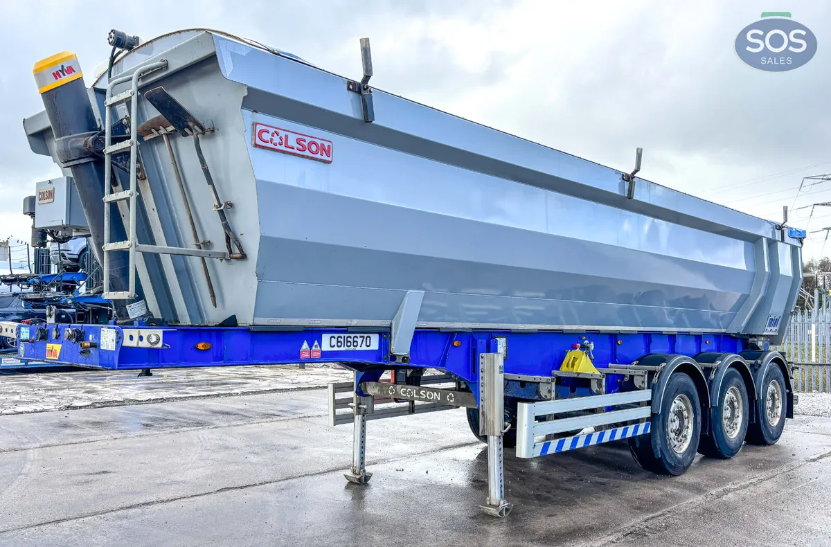 2023 Colson 35yd3 Halfpipe Tipper Trailer - Image 1