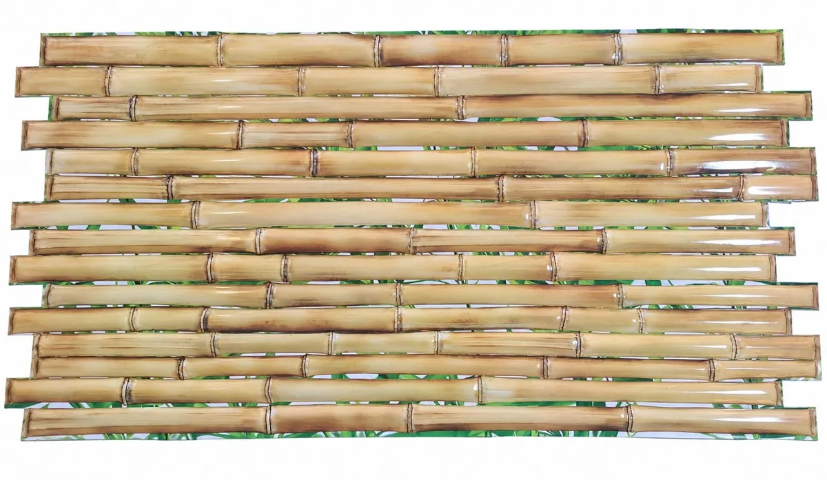 Bamboo Style PVC Wall Panels – Natural & Stylish D - Image 4