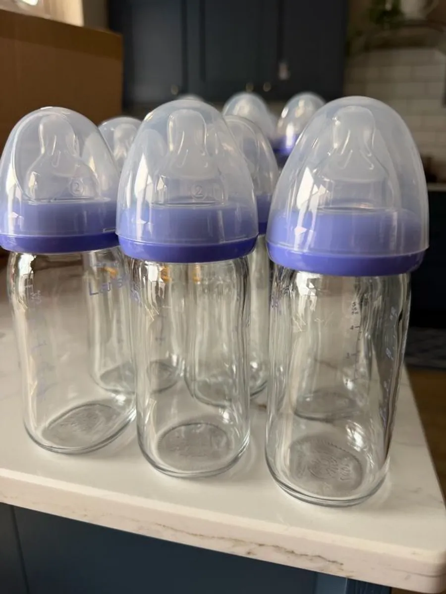 6 x Lansinoh Glass baby bottles - 5oz - Image 2