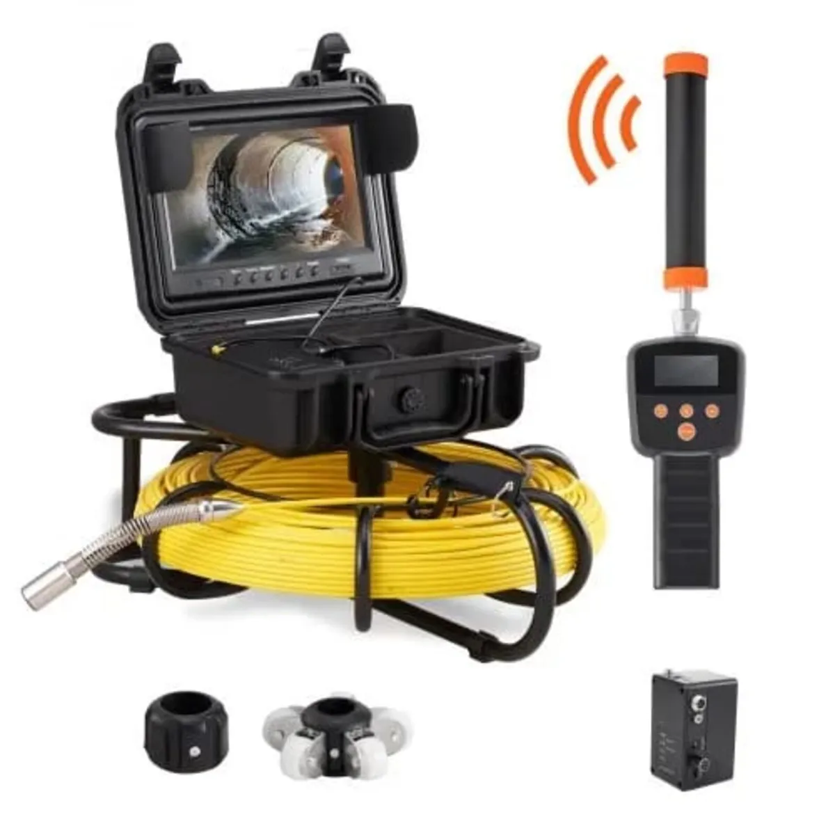 Sewer Camera Pipe Inspection Camera w/ 512hz Sonde - Image 1