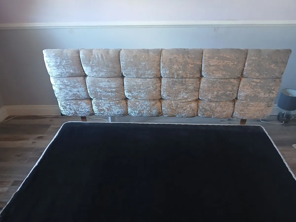 King size velvet Bed base - Image 2