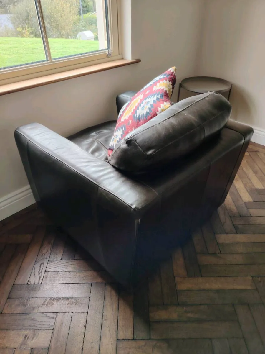 Leather Armchair. Free!!! - Image 3
