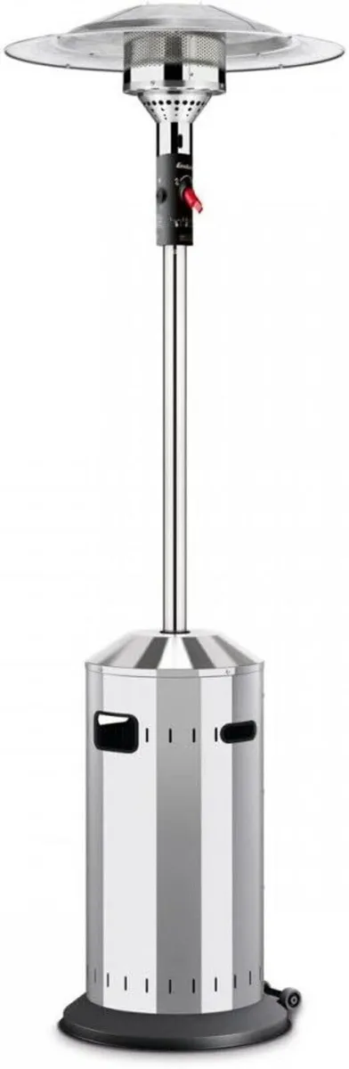 46,000 BTU Propane Patio Heater with Wheels - Image 1
