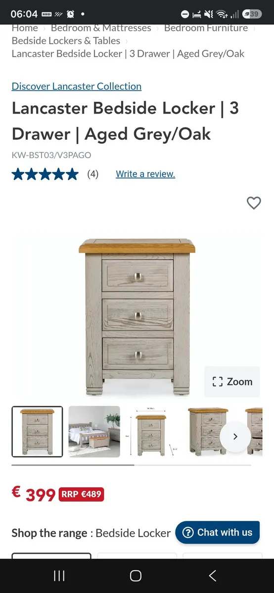 Superking bed & matching lockers - Image 4
