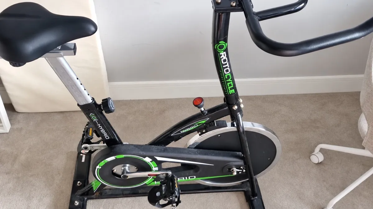 Spin bike exercise