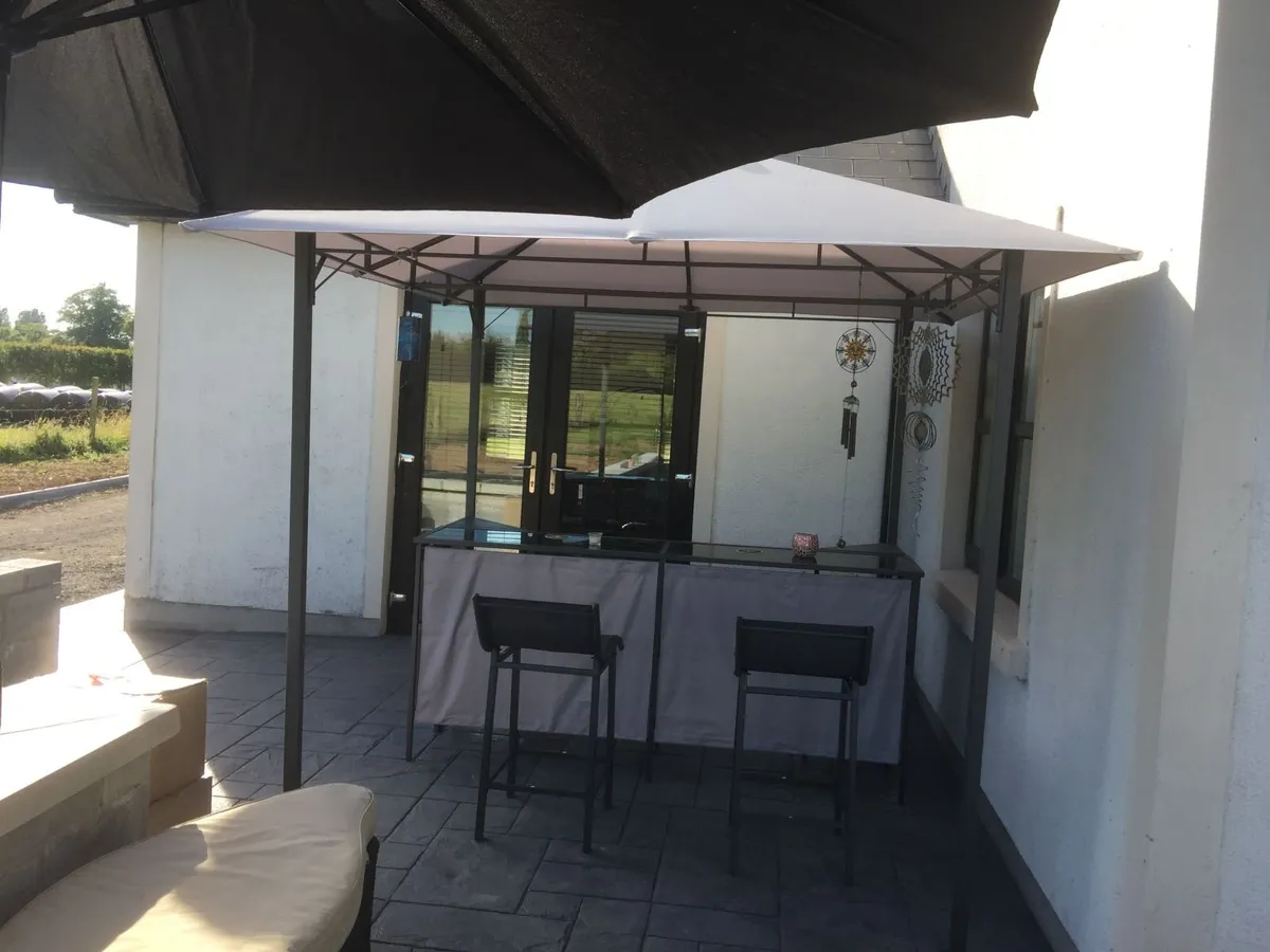 Outdoor Bar Gazebo Set - Image 3