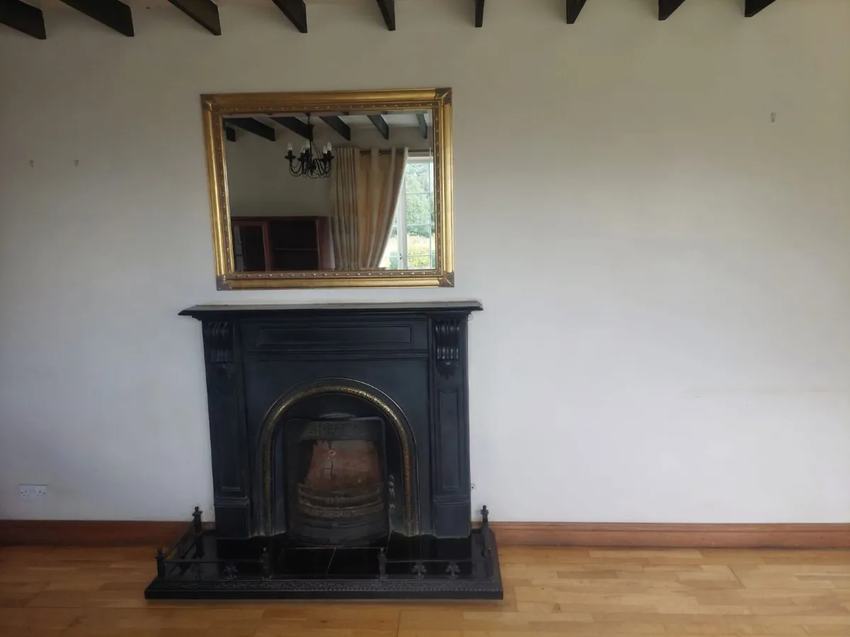 Black Cast Iron Fireplace - Image 2