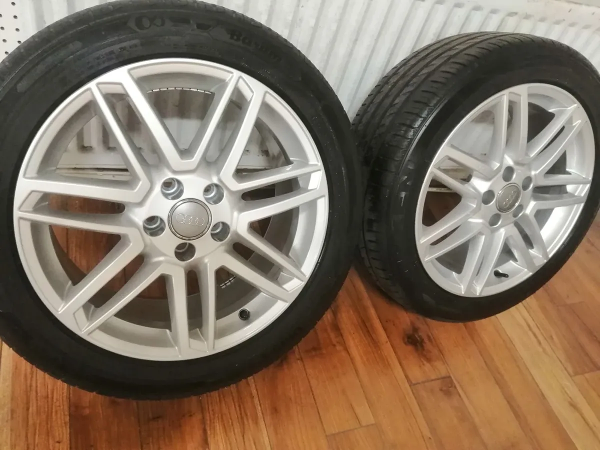 18" Genuine alloys Audi A6 S-Line ( Like New) - Image 2
