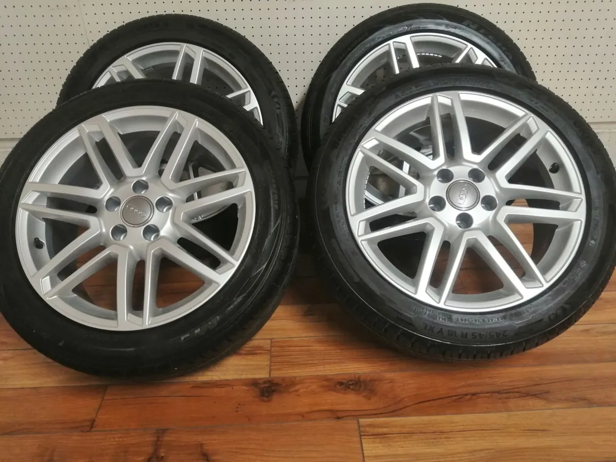 18" Genuine alloys Audi A6 S-Line ( Like New) - Image 1