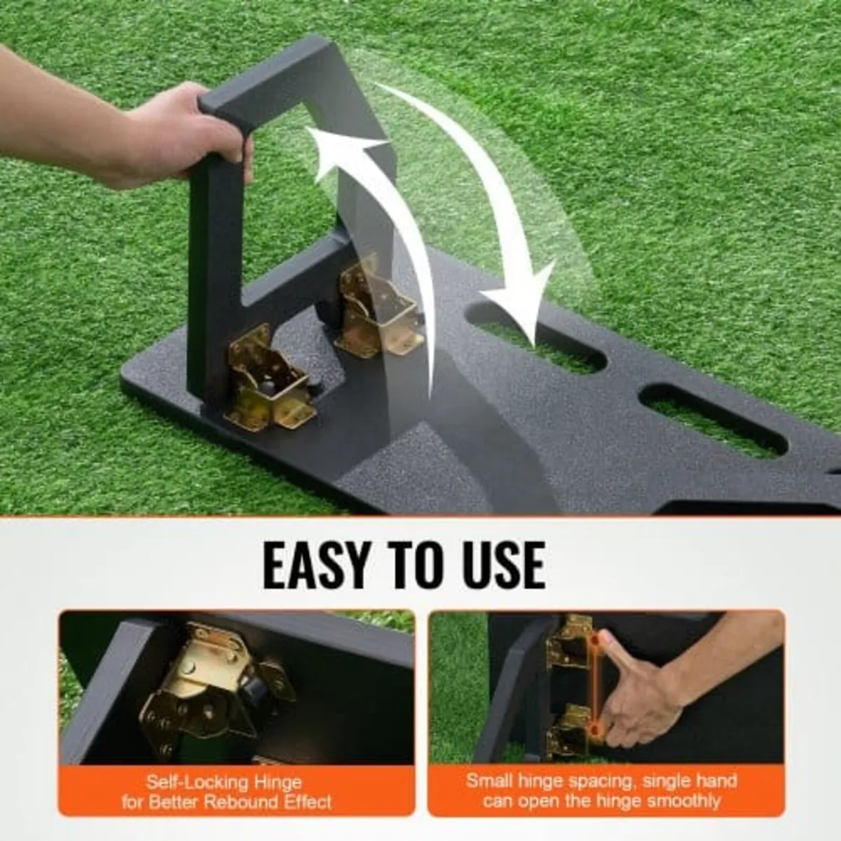 Soccer Rebounder Board, 32"X12" Portable Soccer Wa - Image 2