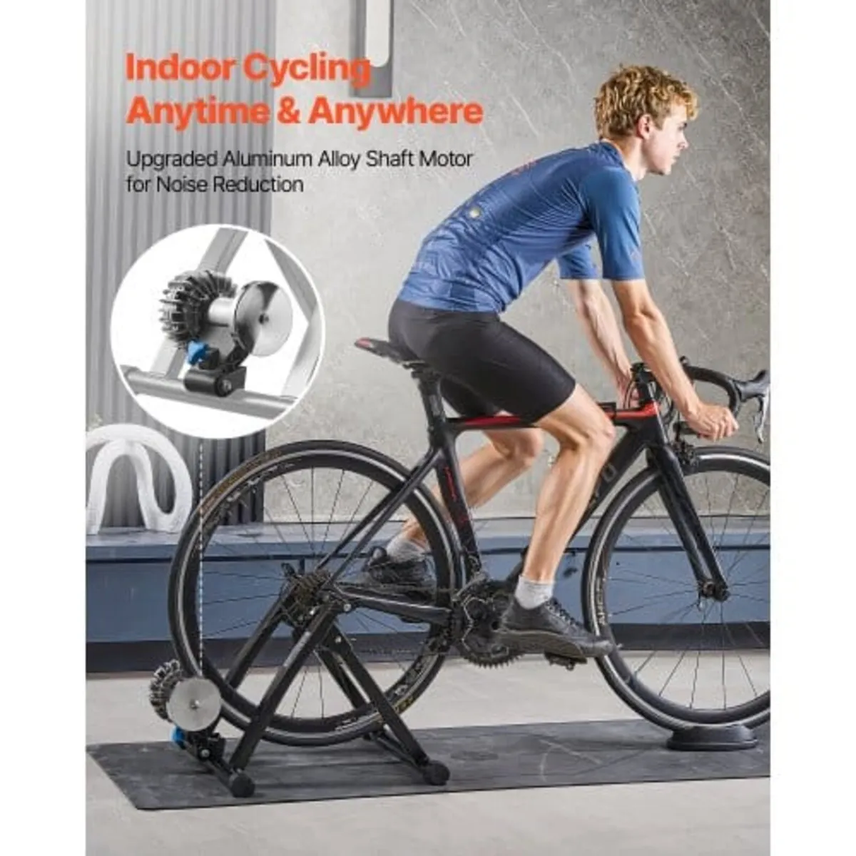 Bike Trainer, 660.4-736.6 mm & 700C Wheels, Foldab - Image 2
