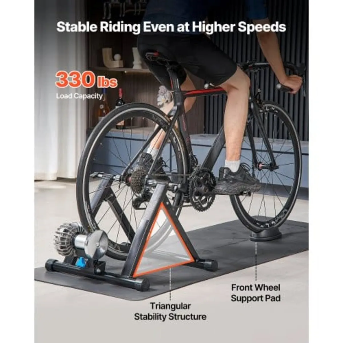 Bike Trainer, 660.4-736.6 mm & 700C Wheels, Foldab - Image 4