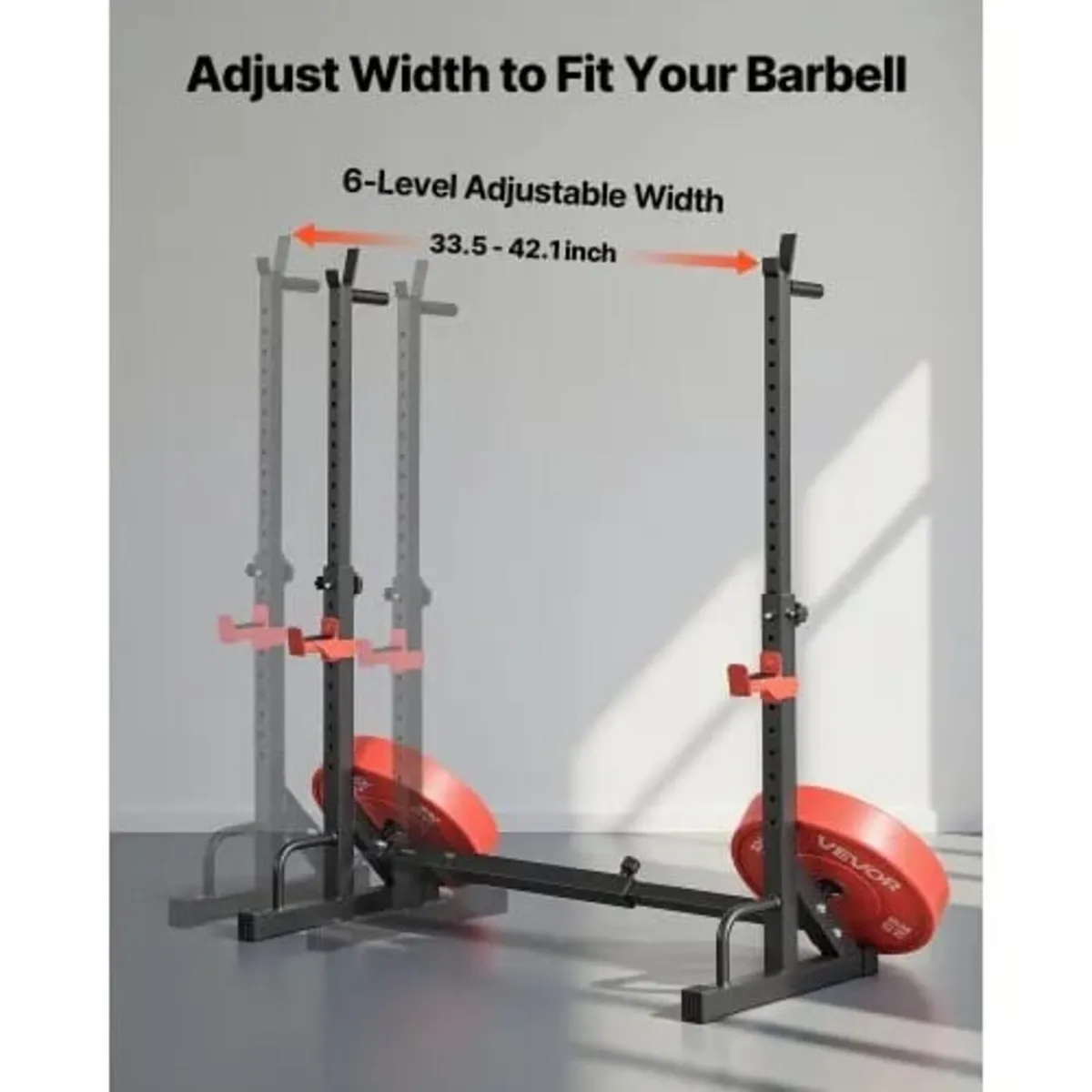 Power Cage Squat Rack, Home Gym Power Rack with Ad - Image 2