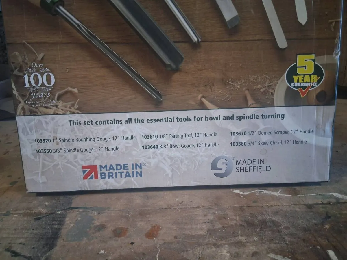 Wood turning chisels - Image 2