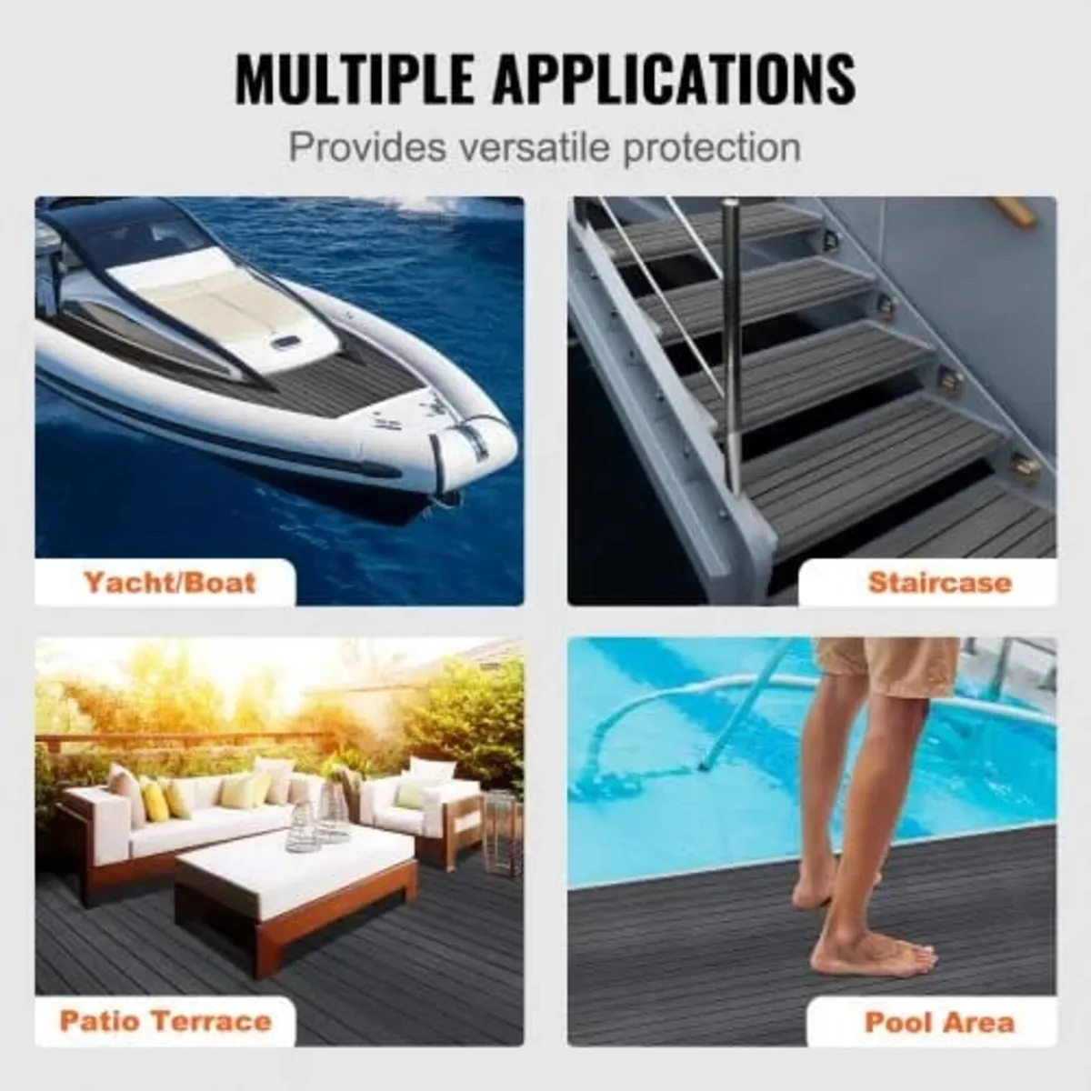 Boat Flooring, EVA Foam Boat Decking 94.5" x 23.6" - Image 3