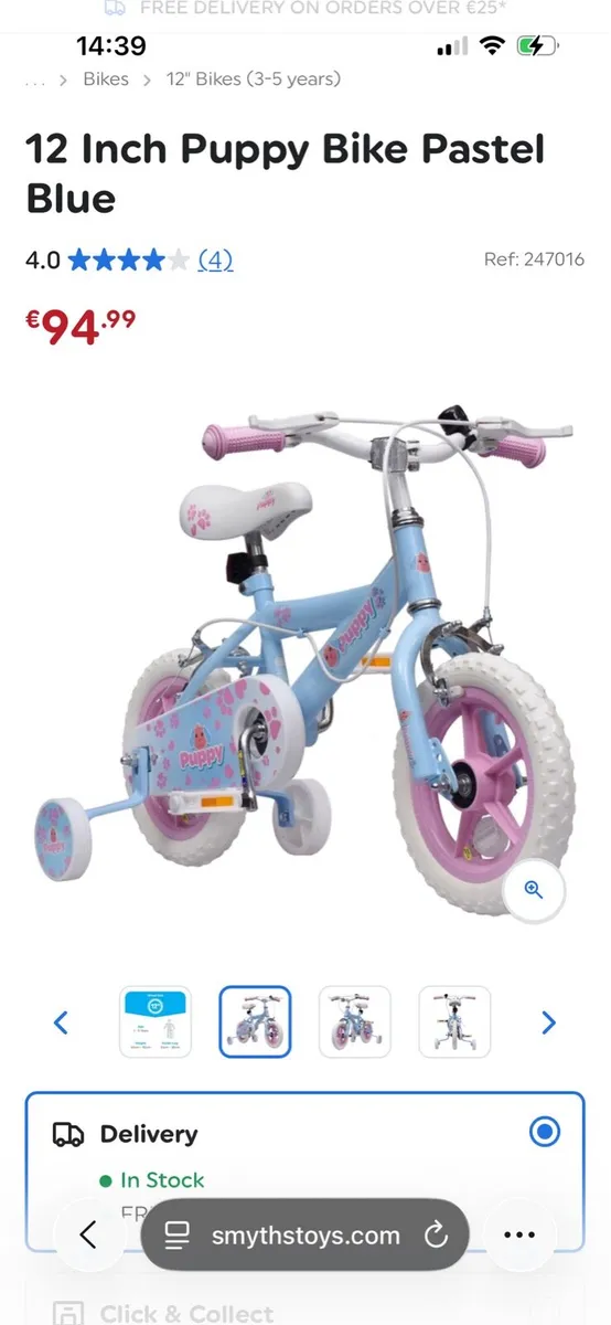 12 inch Kids Bike - Image 1