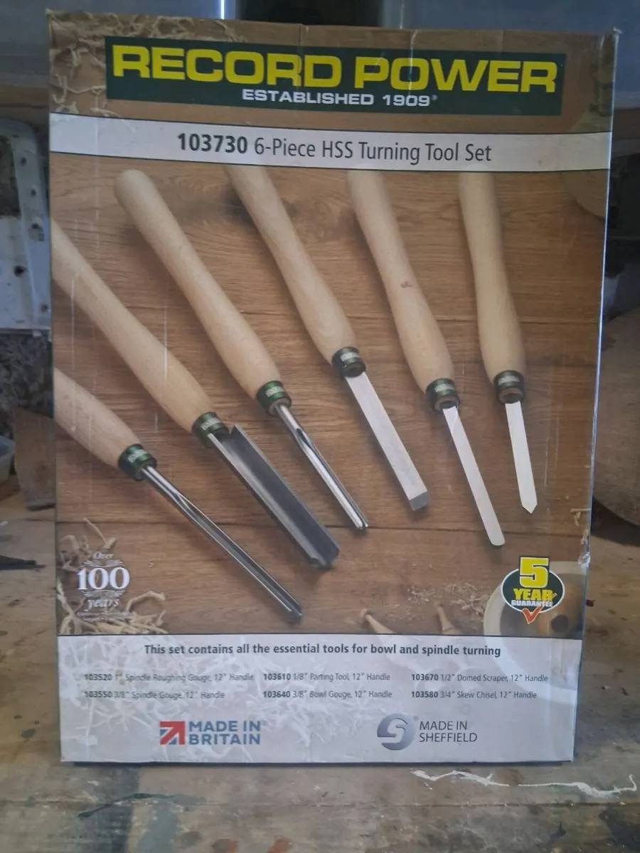 Wood turning chisels - Image 1