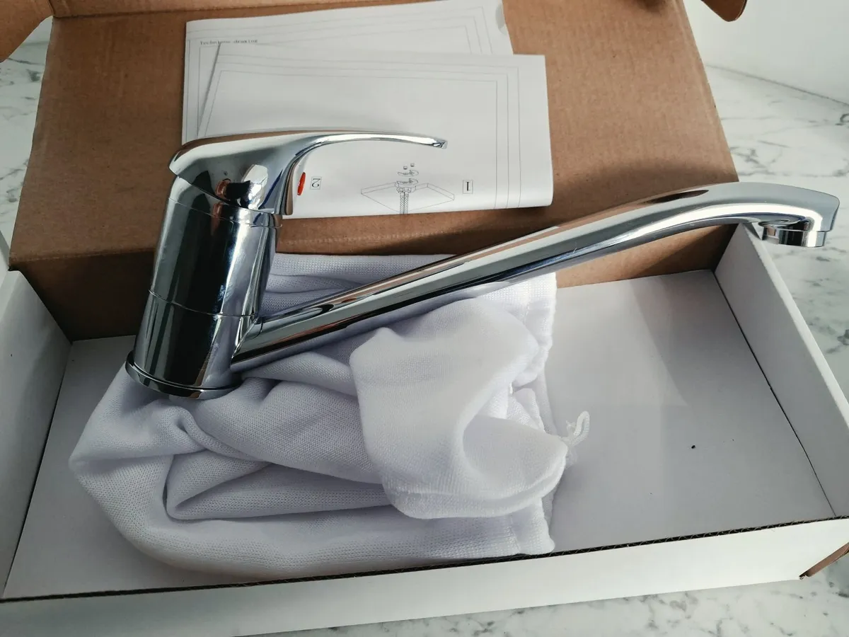 Chrome kitchen mixer tap - Image 1