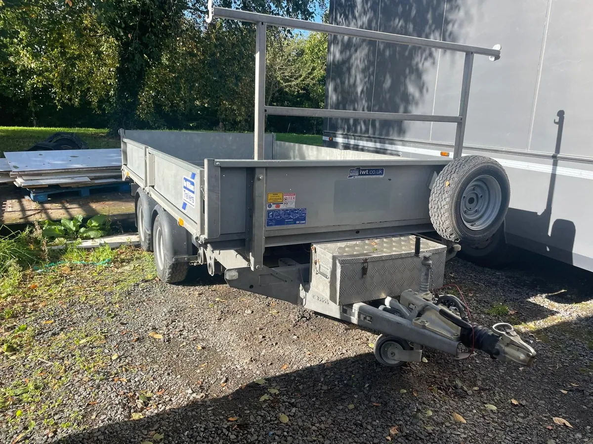 Ifor Williams 12' Tipping Trailer For Sale - Image 3