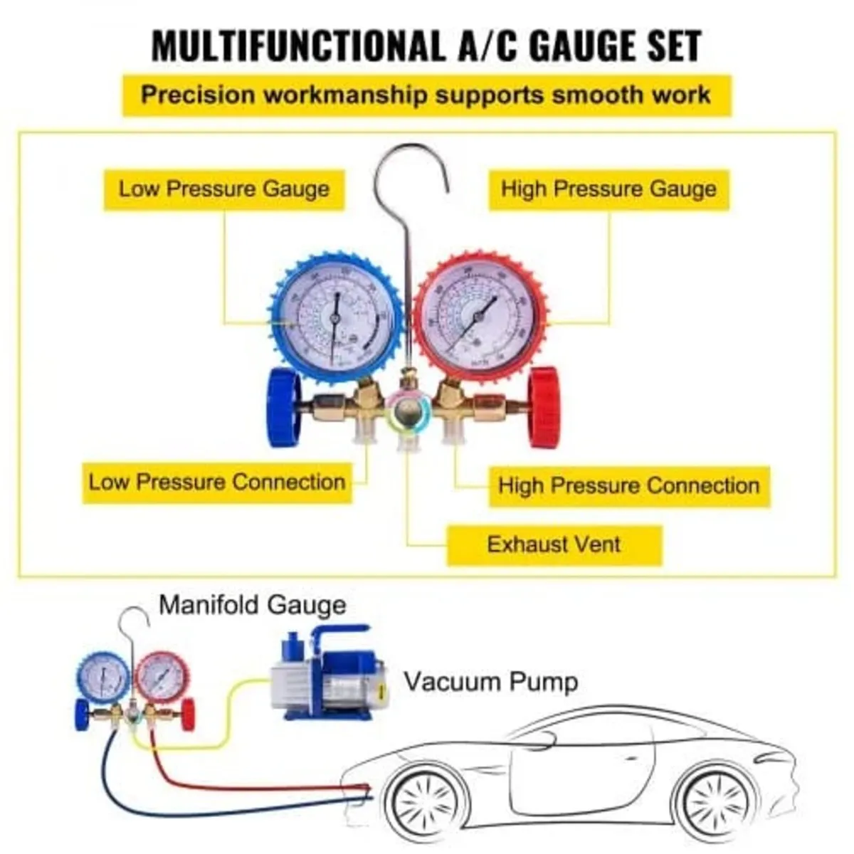Vacuum Pump Kit HVAC Single Stage AC Vacuum Pump 1 - Image 3