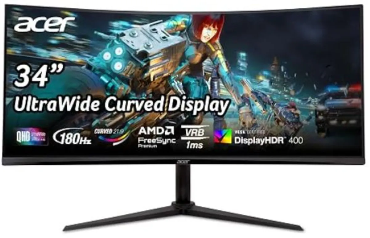 Gaming Monitor, 34 Inch (86.4 cm) Acer Nitro XZ342 - Image 4