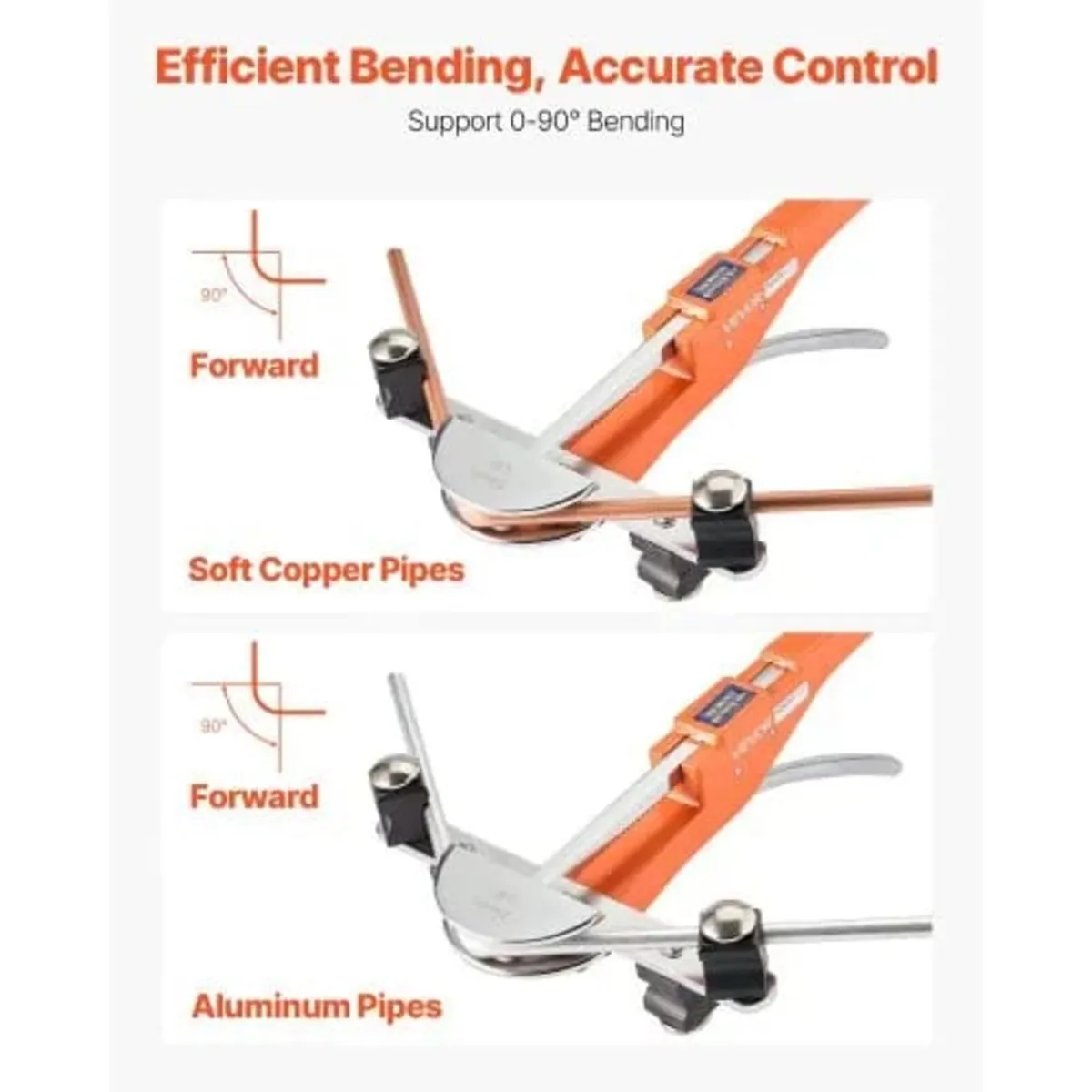 Tubing Bender Kit, 1/4 to 7/8 Inch, Compact Ratche - Image 3